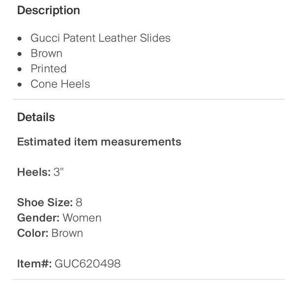 Gucci Patent Leather Printed Slides - Picture 3 of 6